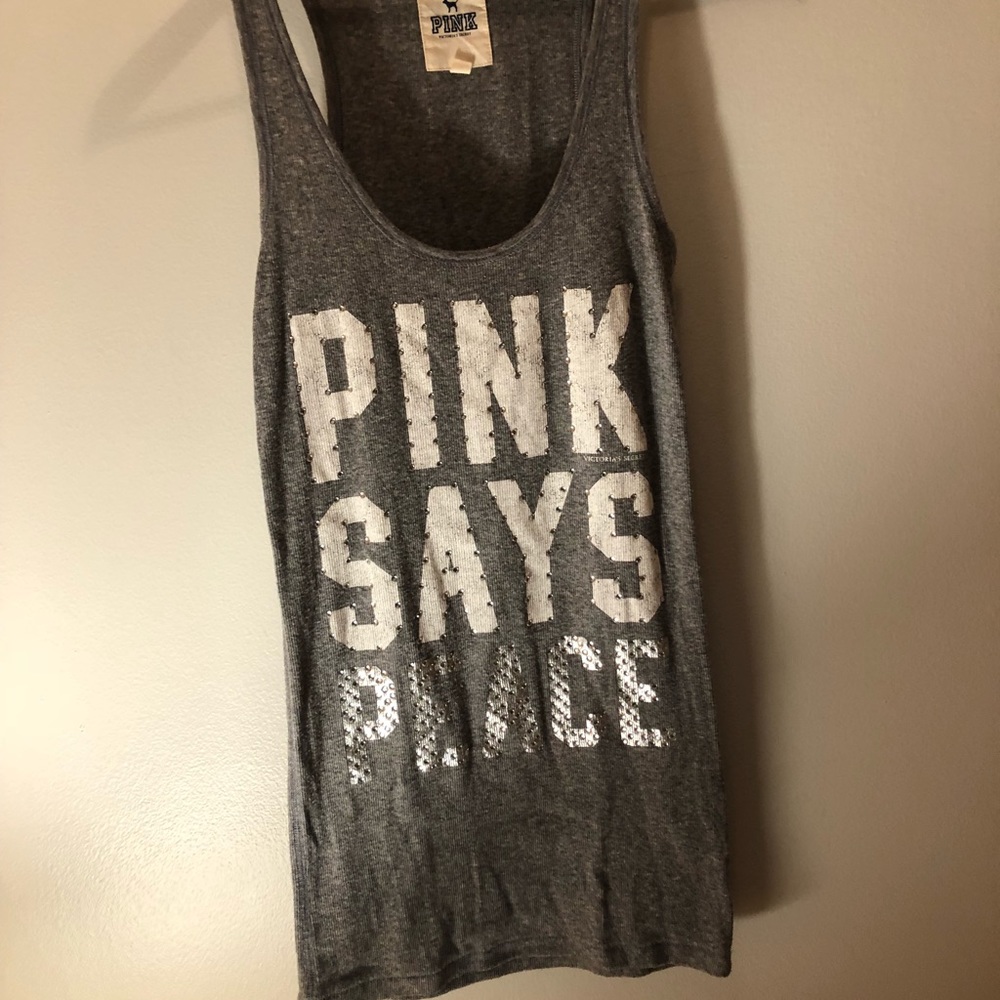 Pink tank top